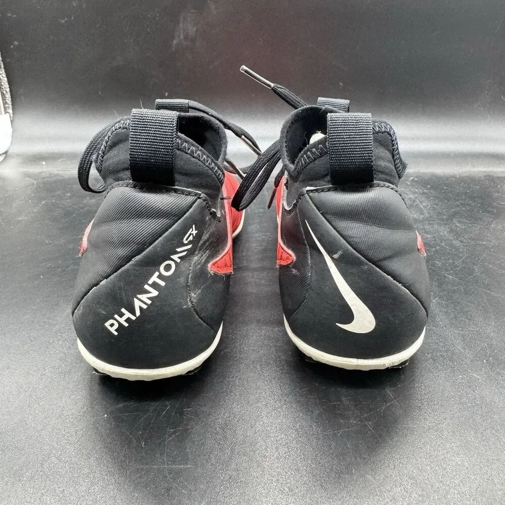 Nike Youth Phantom GX FG Academy Soccer Cleats Size 3.5Y Black Red DD9563-600 - Picture 4 of 7